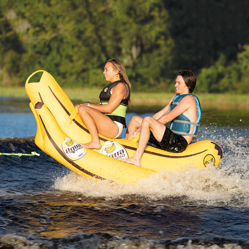 Aqua Leisure Aqua Pro 90" Two-Rider Big Banana Towable OutdoorUp