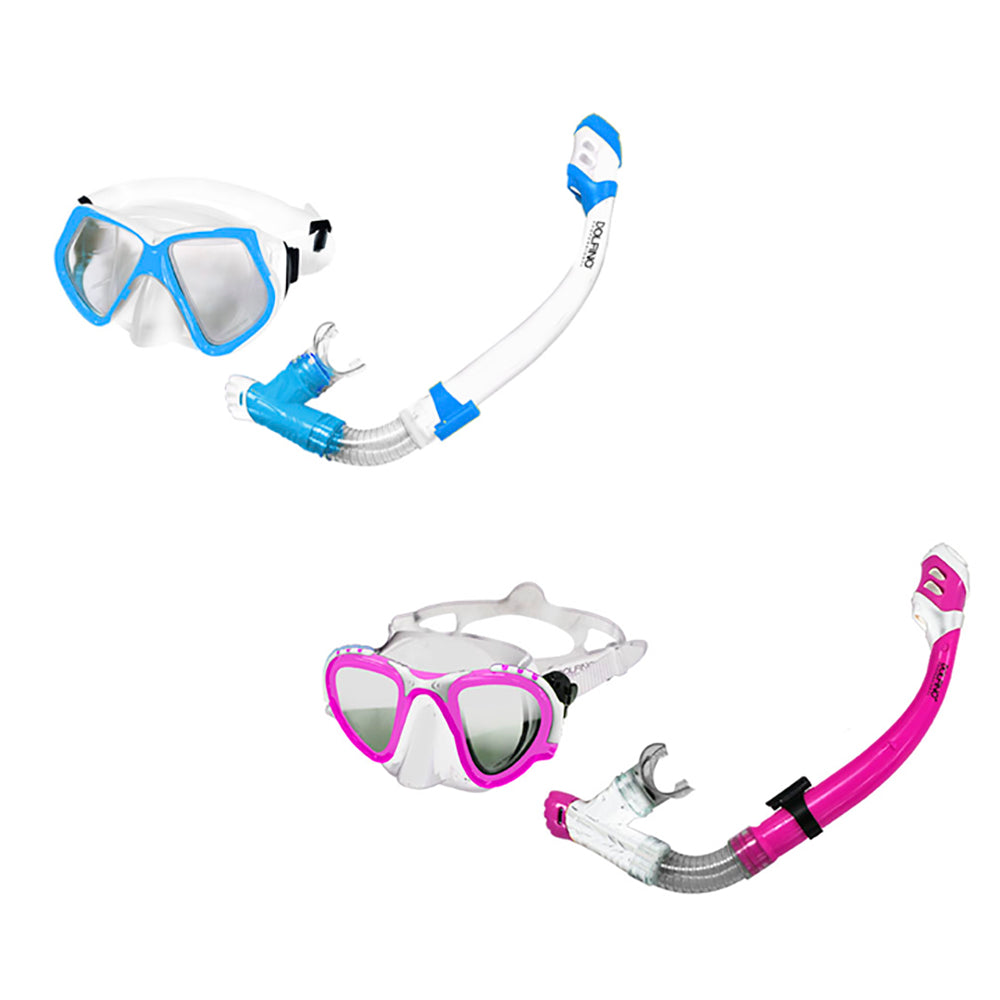 Aqua Leisure Gemini Pro Adult Combo Dive Set Mask  Snorkel *Assorted Colors OutdoorUp
