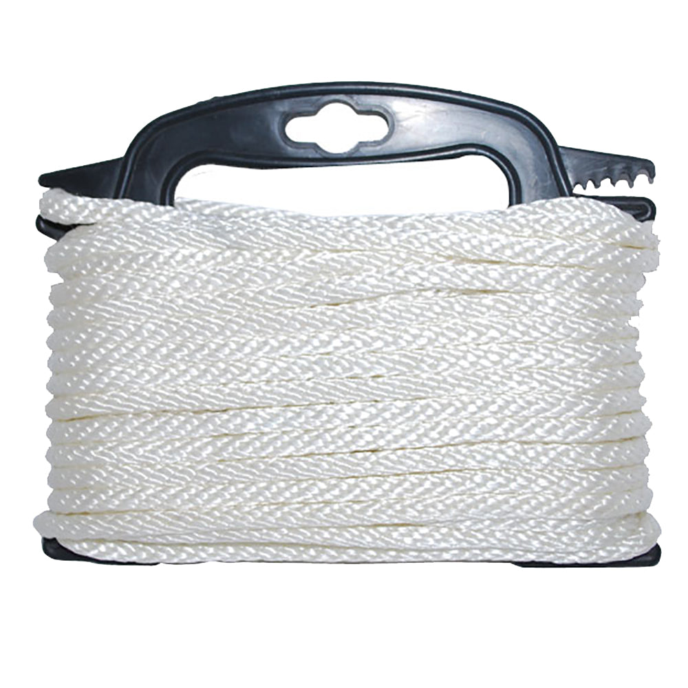Attwood Braided Nylon Rope - 3/16" x 100' - White OutdoorUp
