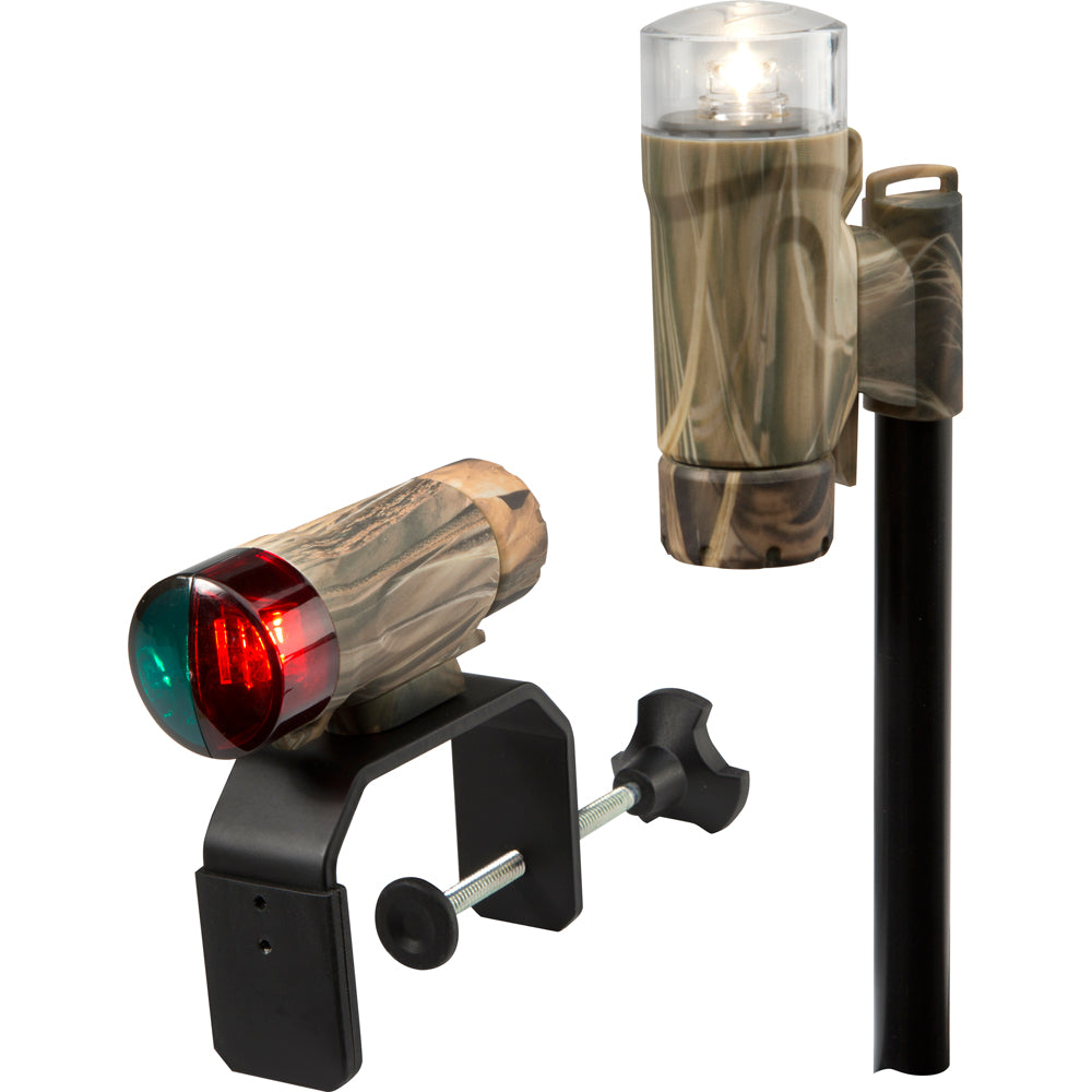 Attwood Clamp-On Portable LED Light Kit - RealTree Max-4 Camo OutdoorUp