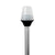 Attwood Frosted Globe All-Around Pole Light w/2-Pin Locking Collar Pole - 12V - 30" OutdoorUp