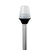 Attwood Frosted Globe All-Around Pole Light w/2-Pin Locking Collar Pole - 12V - 36" OutdoorUp