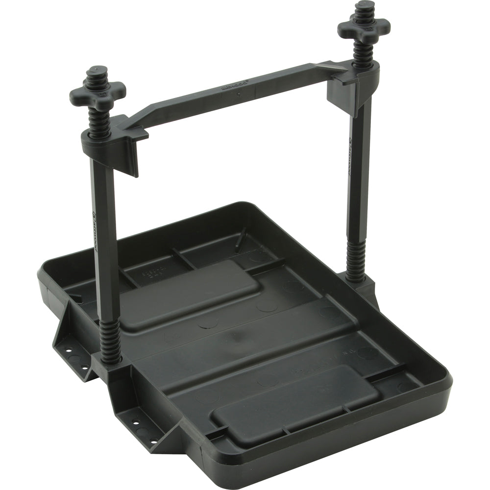 Attwood Heavy-Duty All-Plastic Adjustable Battery Tray - 27 Series OutdoorUp