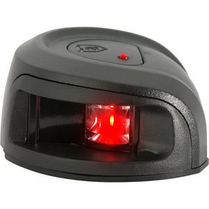 Attwood LightArmor Deck Mount Navigation Light - Black Composite - Port (red) - 2NM OutdoorUp