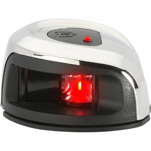 Attwood LightArmor Deck Mount Navigation Light - Stainless Steel - Port (red) - 2NM OutdoorUp