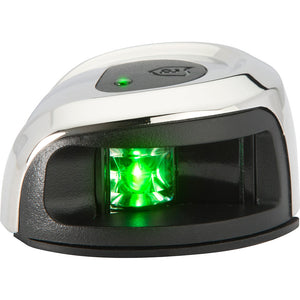 Attwood LightArmor Deck Mount Navigation Light - Stainless Steel - Starboard (green) - 2NM OutdoorUp