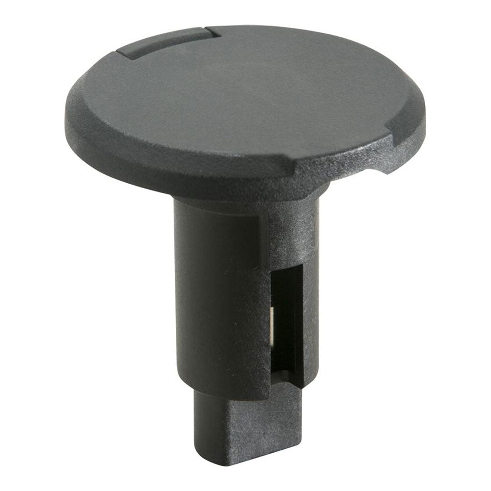 Attwood LightArmor Plug-In Base - 2 Pin - Black - Round OutdoorUp