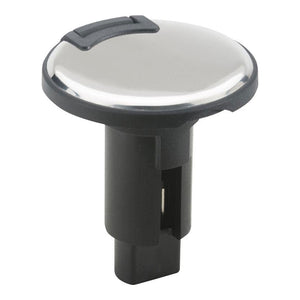 Attwood LightArmor Plug-In Base - 2 Pin - Stainless Steel - Round OutdoorUp