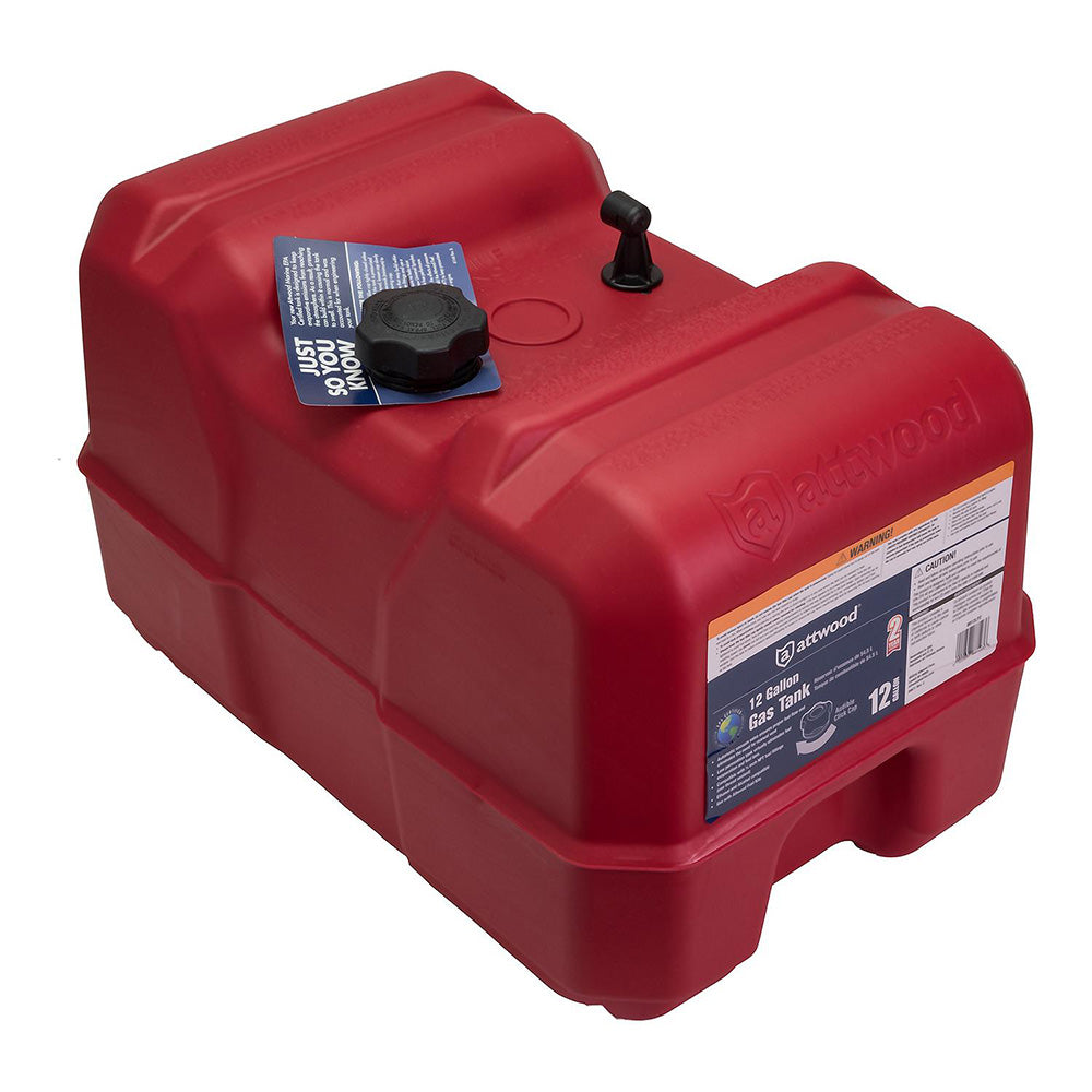 Attwood Portable Fuel Tank - 12 Gallon w/o Gauge OutdoorUp