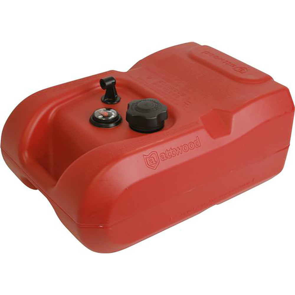Attwood Portable Fuel Tank - 6 Gallon w/Gauge OutdoorUp