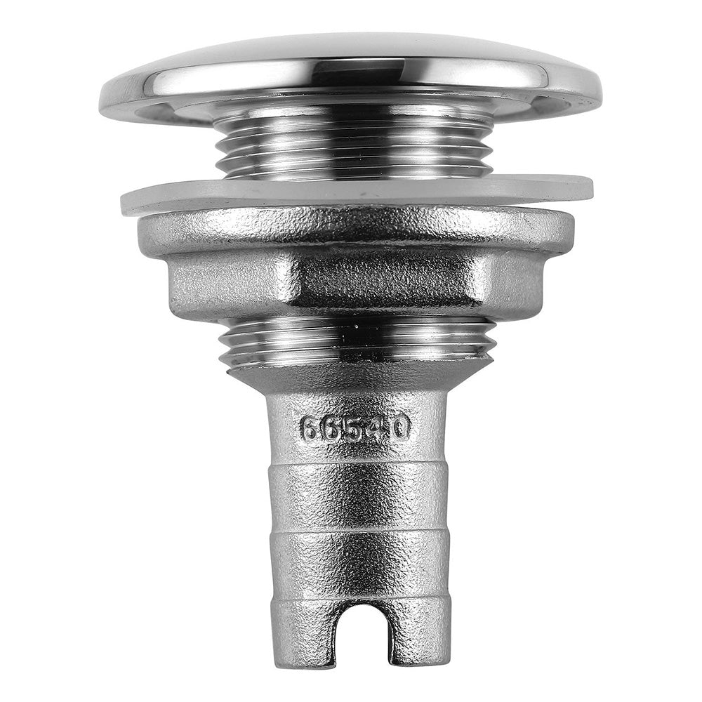 Attwood Stainless Steel Thru-Hull Short Straight Barbed - 3/4" Inner Diameter OutdoorUp