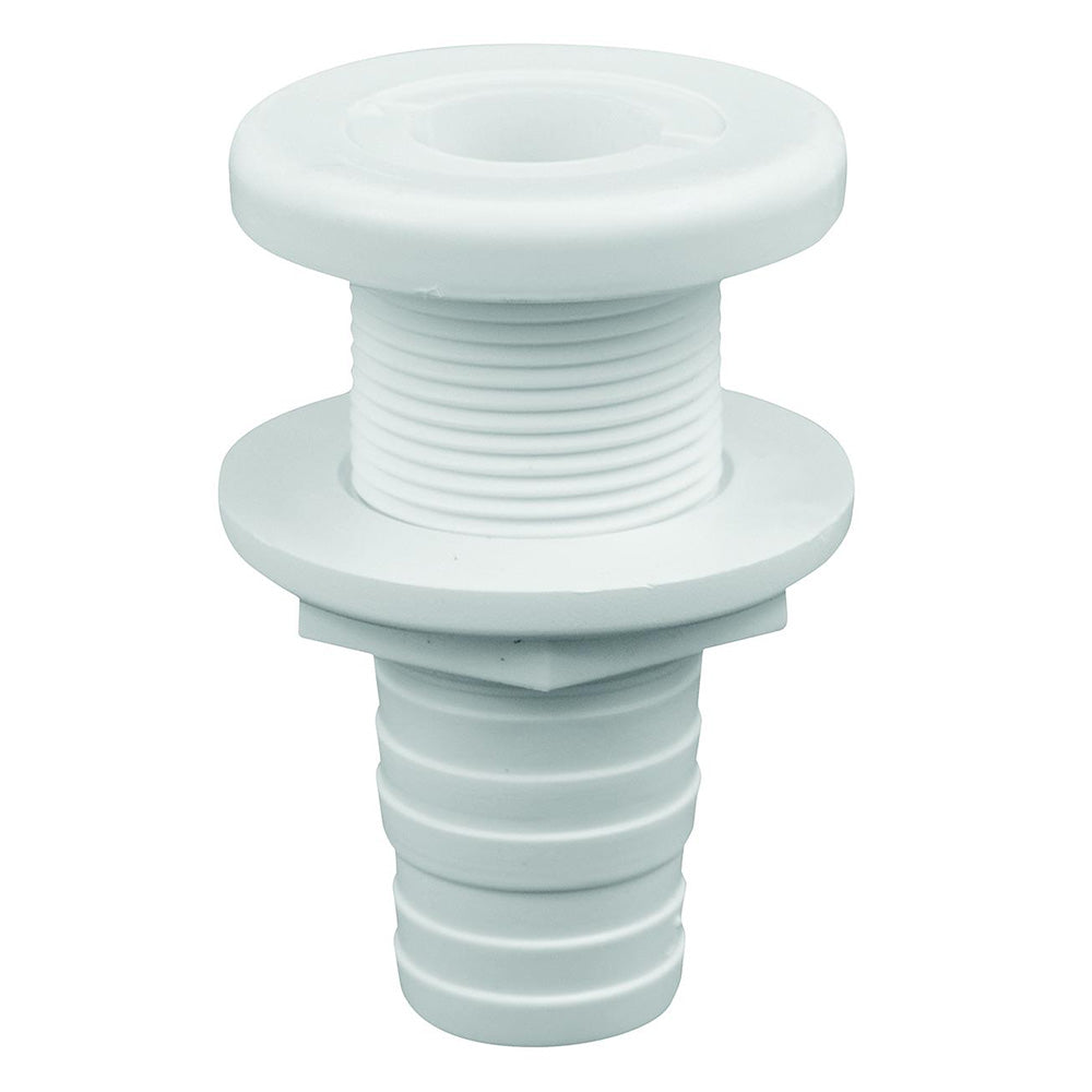 Attwood White Plastic Thru-Hull Fitting - 1-1/8" Inner Diameter OutdoorUp