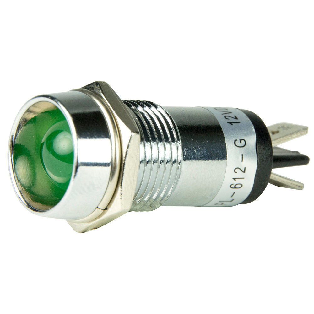 BEP LED Pilot Indicator Light - 12V - Green OutdoorUp