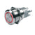 BEP Push-Button Switch 24V Momentary On/Off - Red LED OutdoorUp