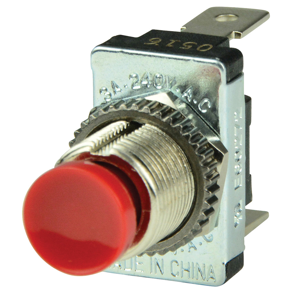 BEP Red SPST Momentary Contact Switch - OFF/(ON) OutdoorUp