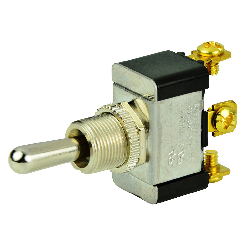 BEP SPDT Chrome Plated Toggle Switch - (ON)/OFF/(ON) OutdoorUp