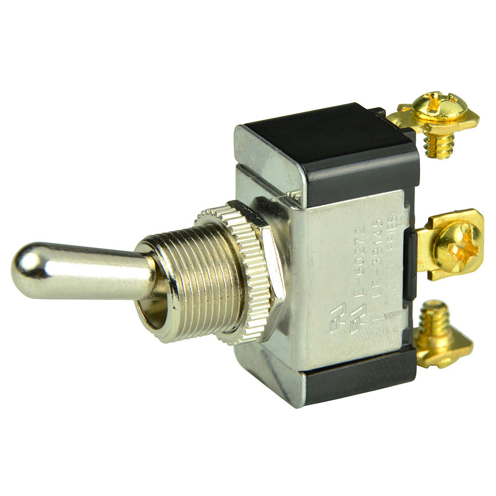 BEP SPDT Chrome Plated Toggle Switch - ON/OFF/(ON) OutdoorUp