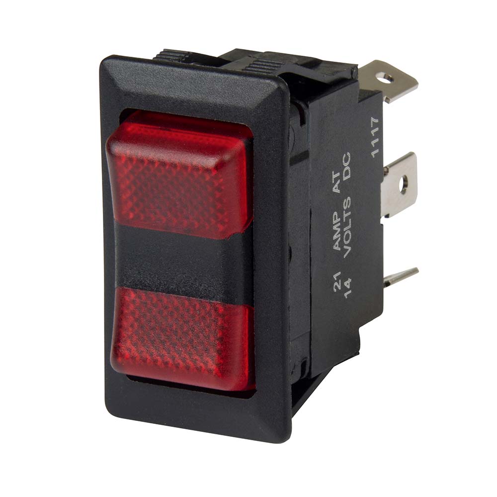 BEP SPDT Rocker Switch - 2-LEDs - 12V/24V - ON/OFF/ON OutdoorUp