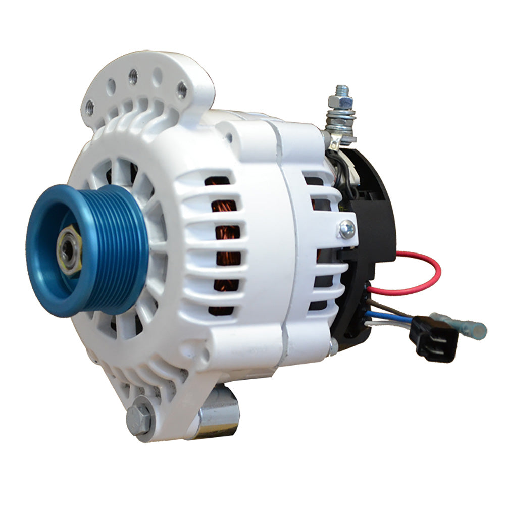 Balmar Alternator 120 AMP 12V 1-2" Single Foot Spindle Mount J10 Pulley w/Isolated Ground OutdoorUp