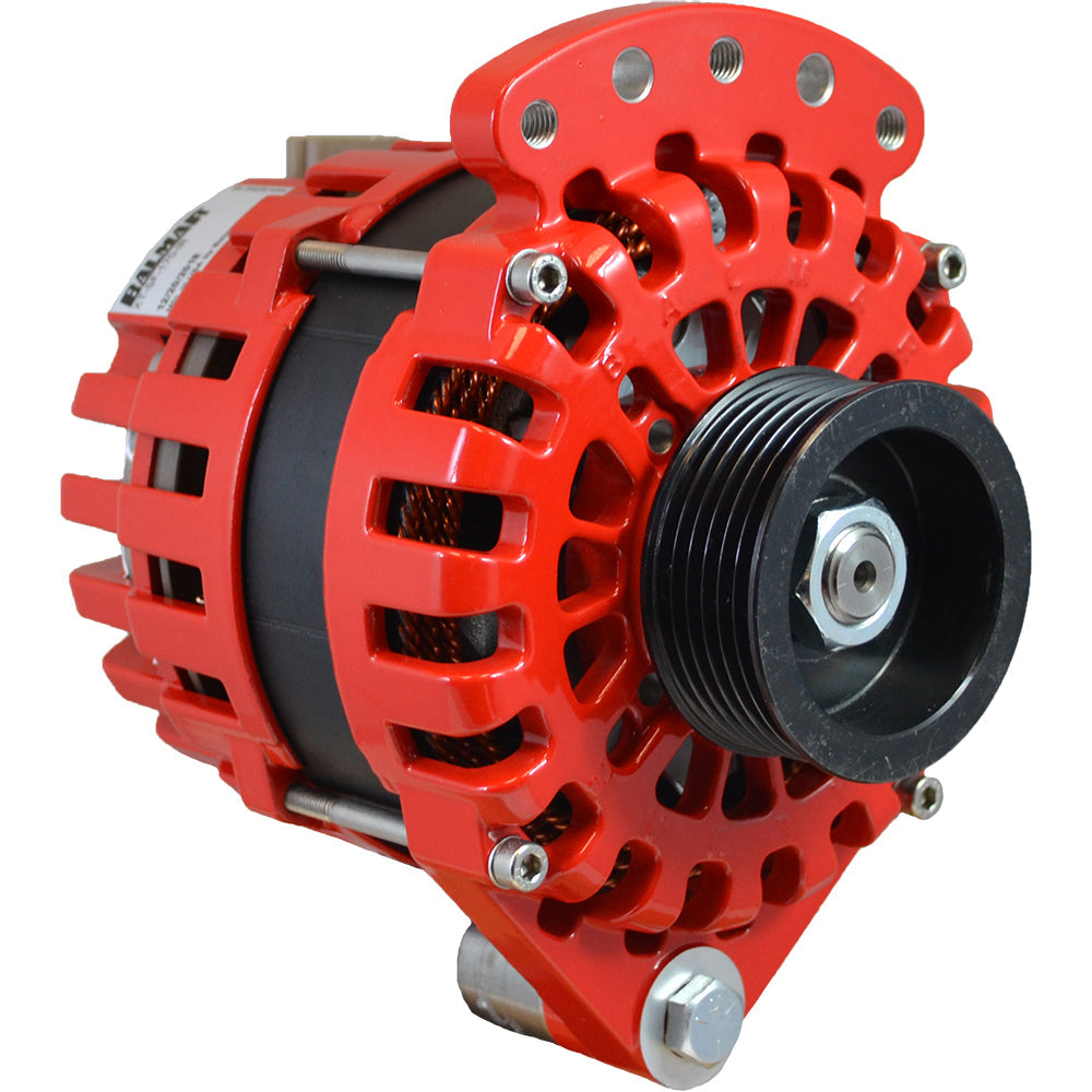 Balmar Alternator 170AMP, 12V, 1-2" Single Foot, K6 Pulley w/Internal Regulator  Isolated Grounding OutdoorUp