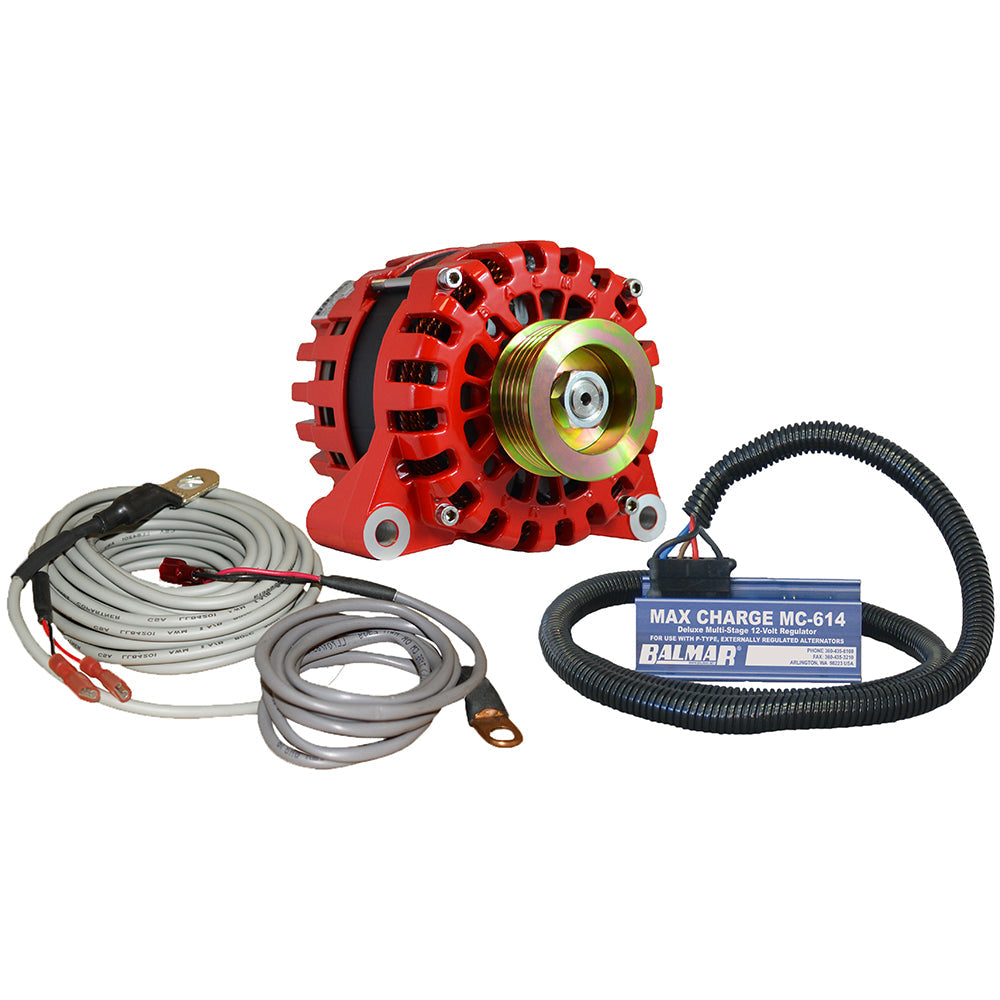 Balmar Alternator Vortec K6 Serpentine Pulley Regulator  Temp Sensor - 170A - 12V OutdoorUp
