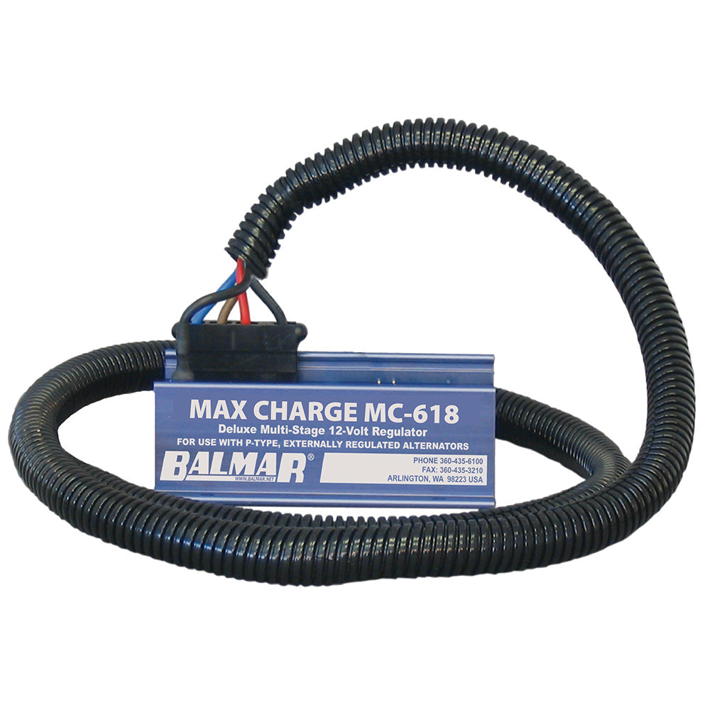 Balmar Max Charge MC-618 Multi-Stage Regulator w/ 54" Harness - 12V OutdoorUp