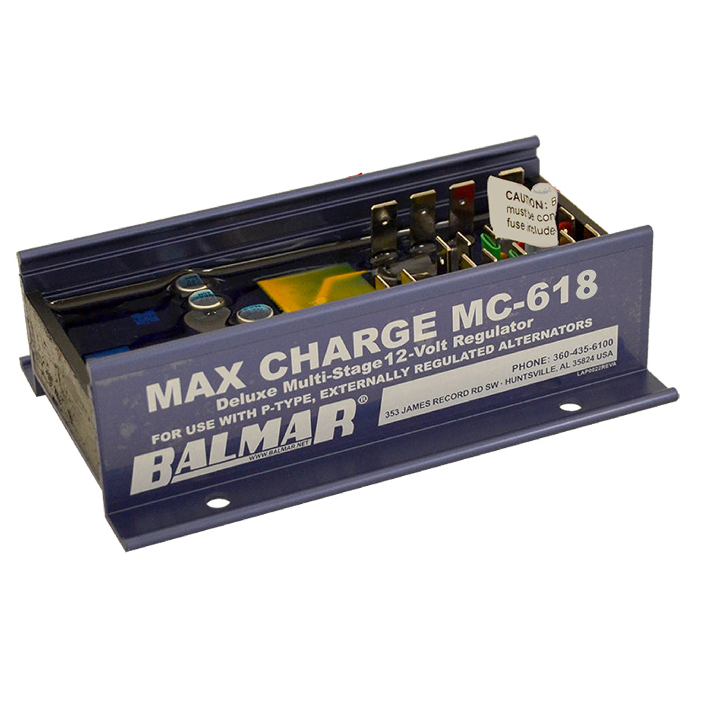 Balmar Max Charge MC618 Multi-Stage Regulator w/o Harness - 12V OutdoorUp