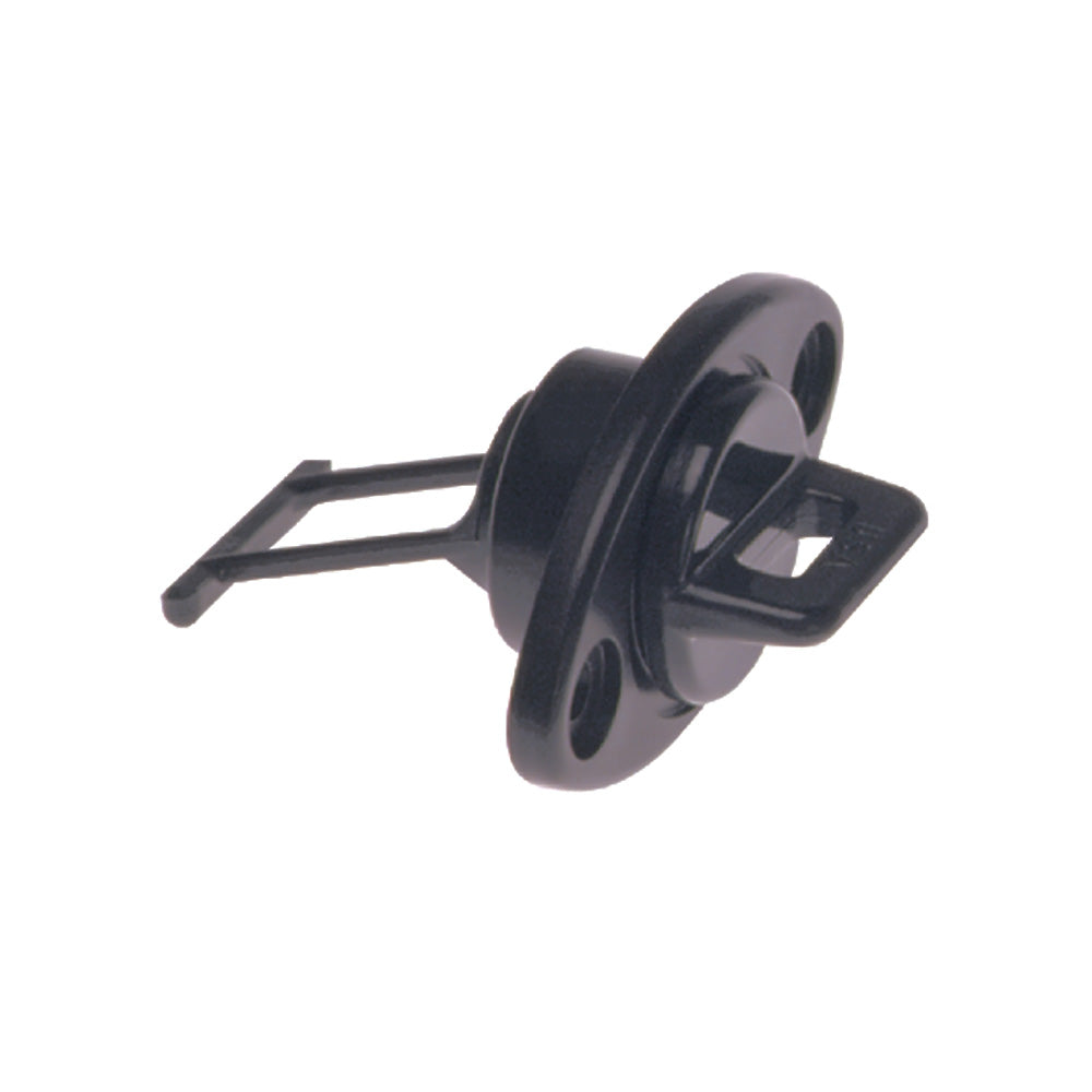 Beckson 1" Drain Plug Screw Type w/Gasket - Black OutdoorUp