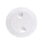 Beckson 4" Smooth Center Screw-Out Deck Plate - White OutdoorUp