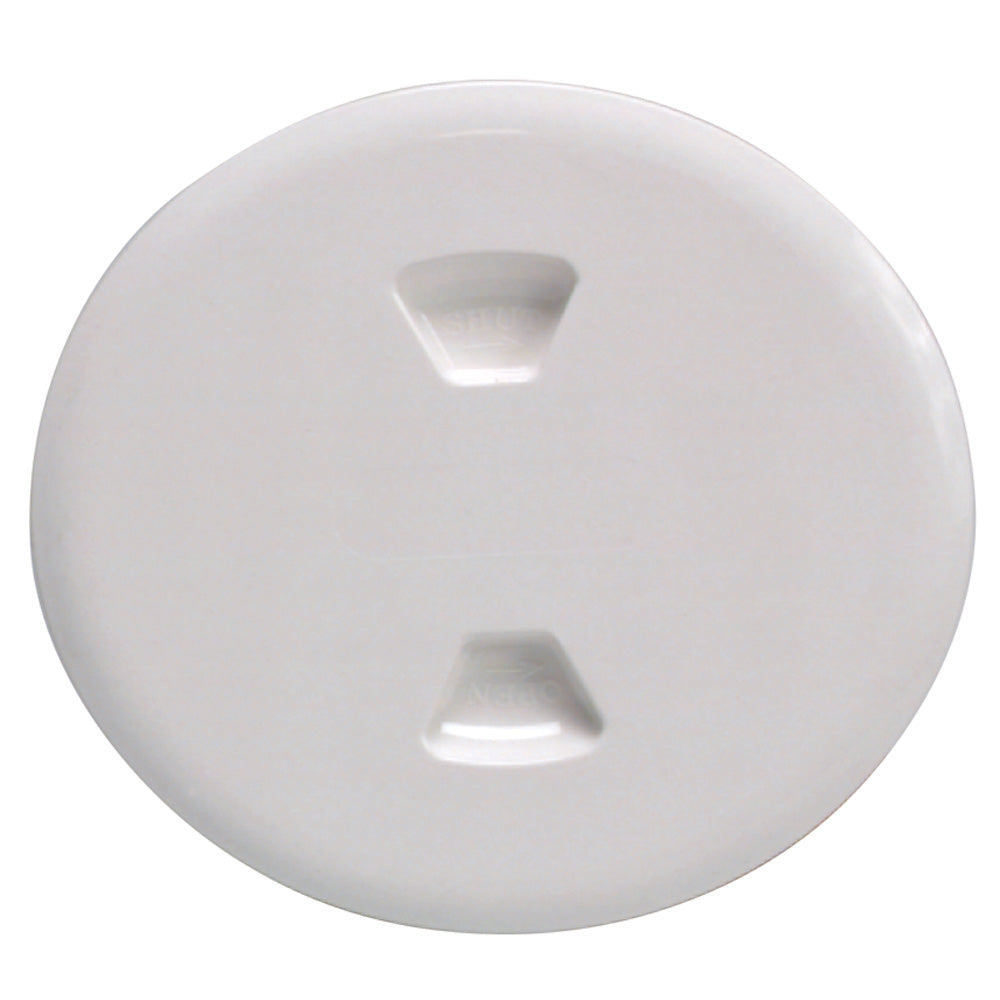 Beckson 5" Twist-Out Deck Plate - White OutdoorUp
