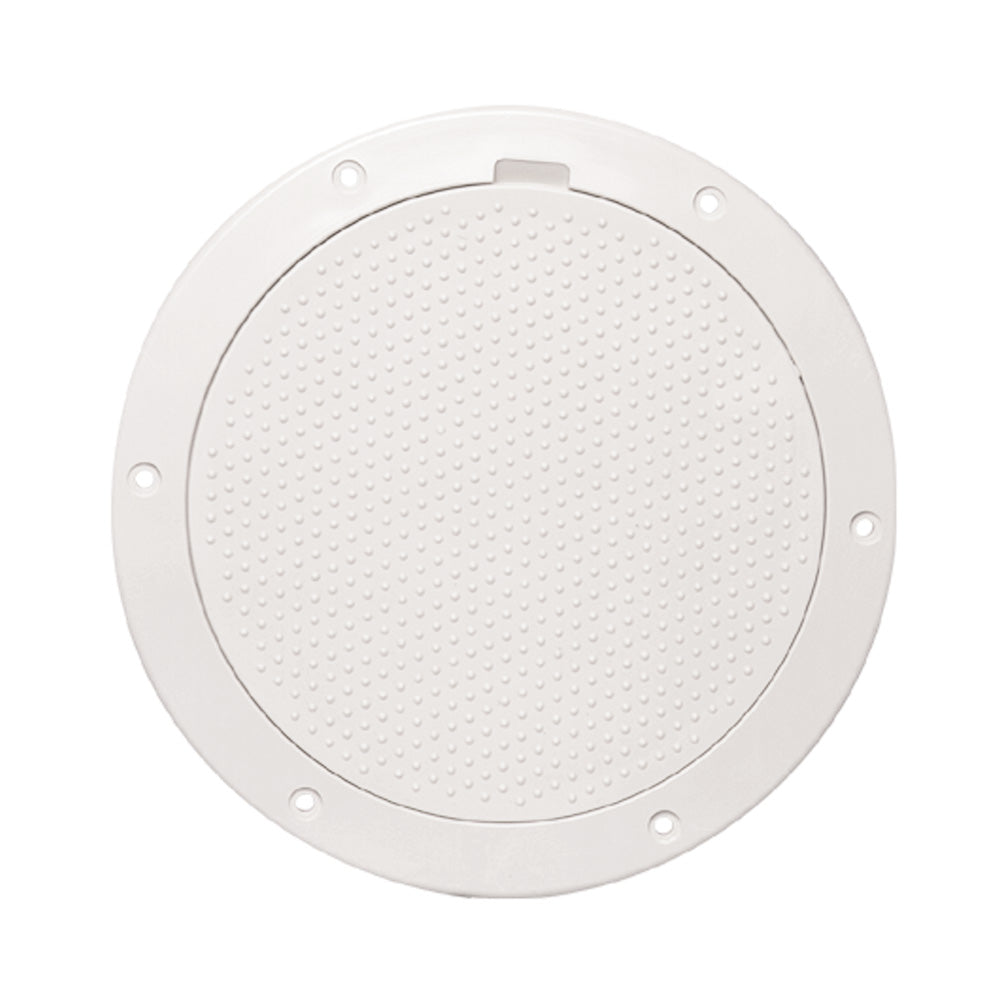 Beckson 6" Non-Skid Pry-Out Deck Plate - White OutdoorUp