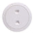 Beckson 6" Smooth Center Screw-Out Deck Plate - White OutdoorUp