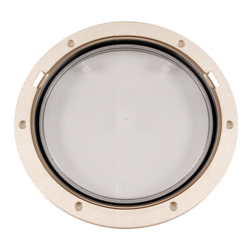 Beckson 8" Clear Center Pry-Out Deck Plate - Beige OutdoorUp