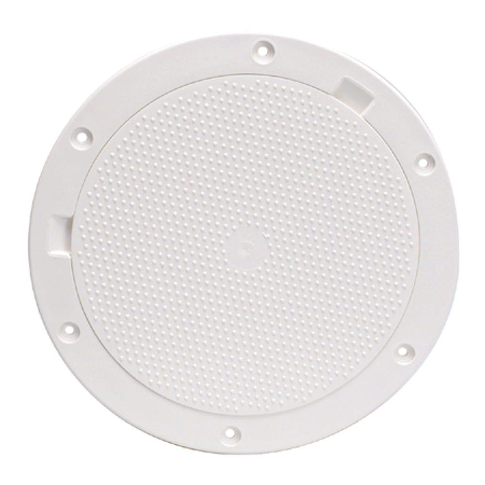Beckson 8" Non-Skid Pry-Out Deck Plate - White OutdoorUp