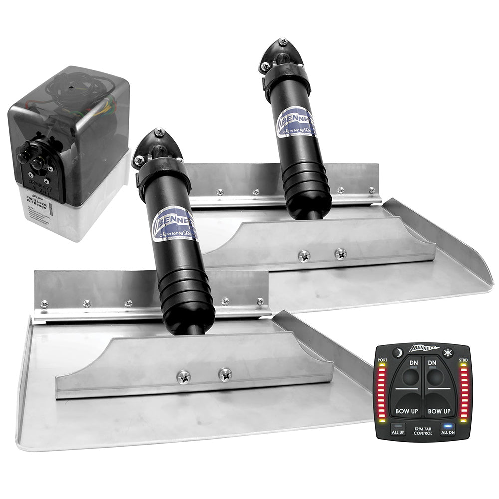 Bennett 12x12 Hydraulic Trim Tab System w/One Box Indication OutdoorUp