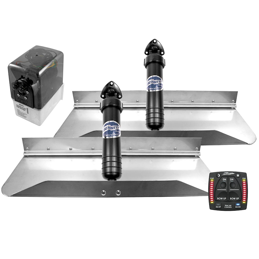 Bennett Marine 24x9 Hydraulic Trim Tab System w/One Box Indication OutdoorUp
