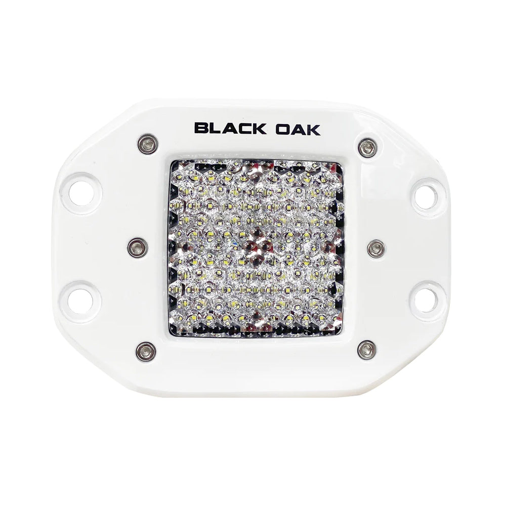 Black Oak Pro Series 2" Flush Mounted Diffused Light - White OutdoorUp