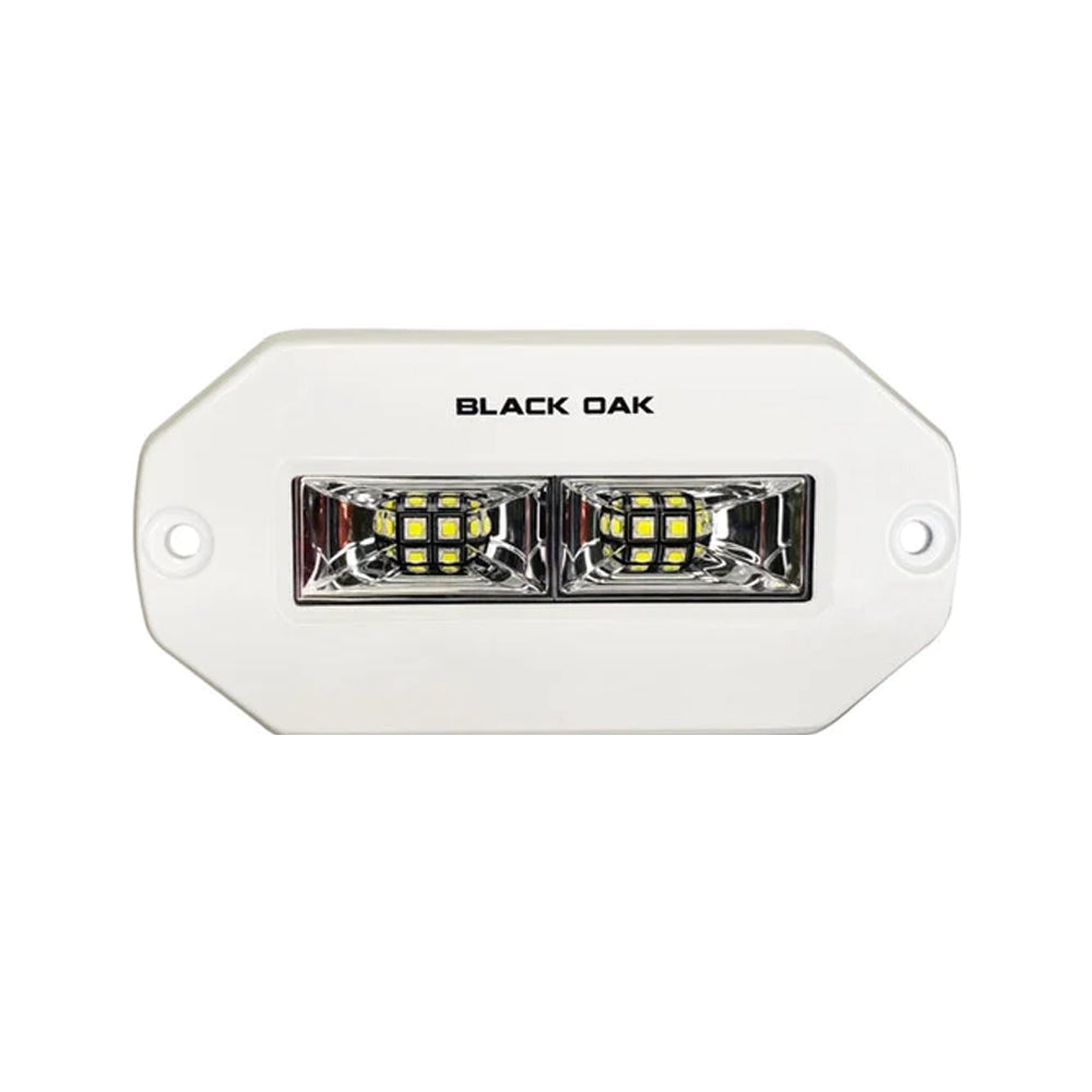 Black Oak Pro Series 4" Flush Mount Spreader Light - White Housing OutdoorUp