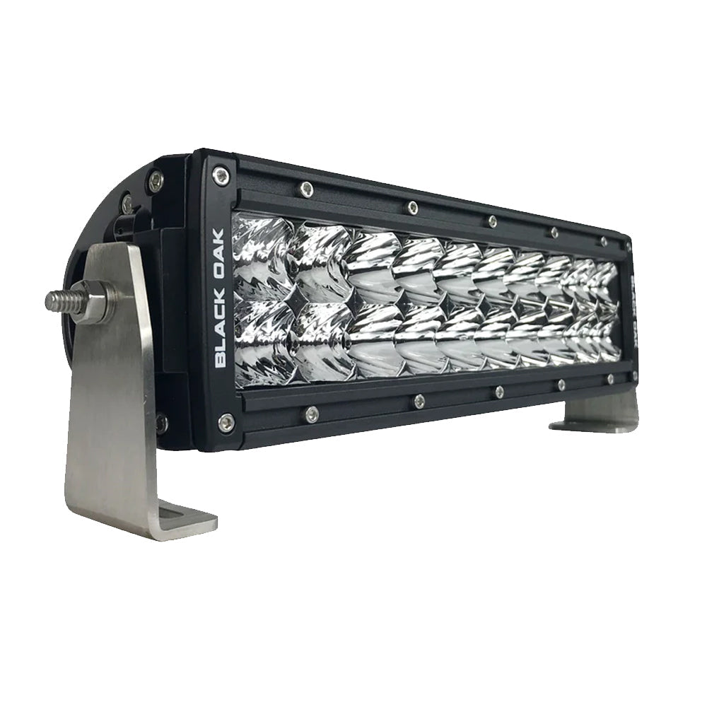 Black Oak Pro Series Curved Double Row Combo 10" Light Bar - Black OutdoorUp