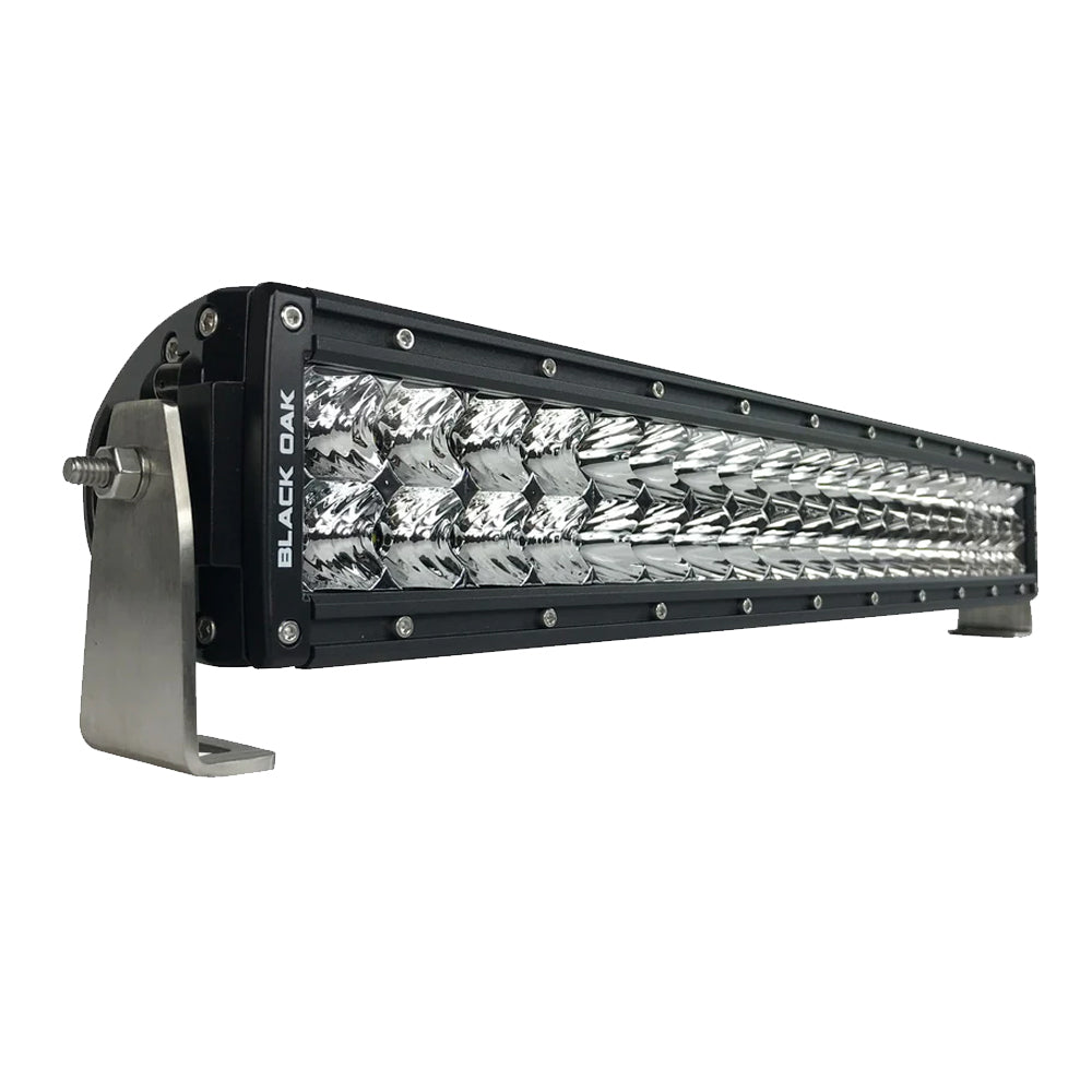 Black Oak Pro Series Curved Double Row Combo 20" Light Bar - Black OutdoorUp