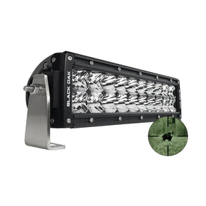 Black Oak Pro Series Double Row Combo Infrared 10" 940nm Light Bar - Black OutdoorUp