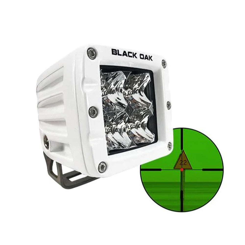 Black Oak Pro Series Infrared 2" 850nm Flood Pod Light - White OutdoorUp