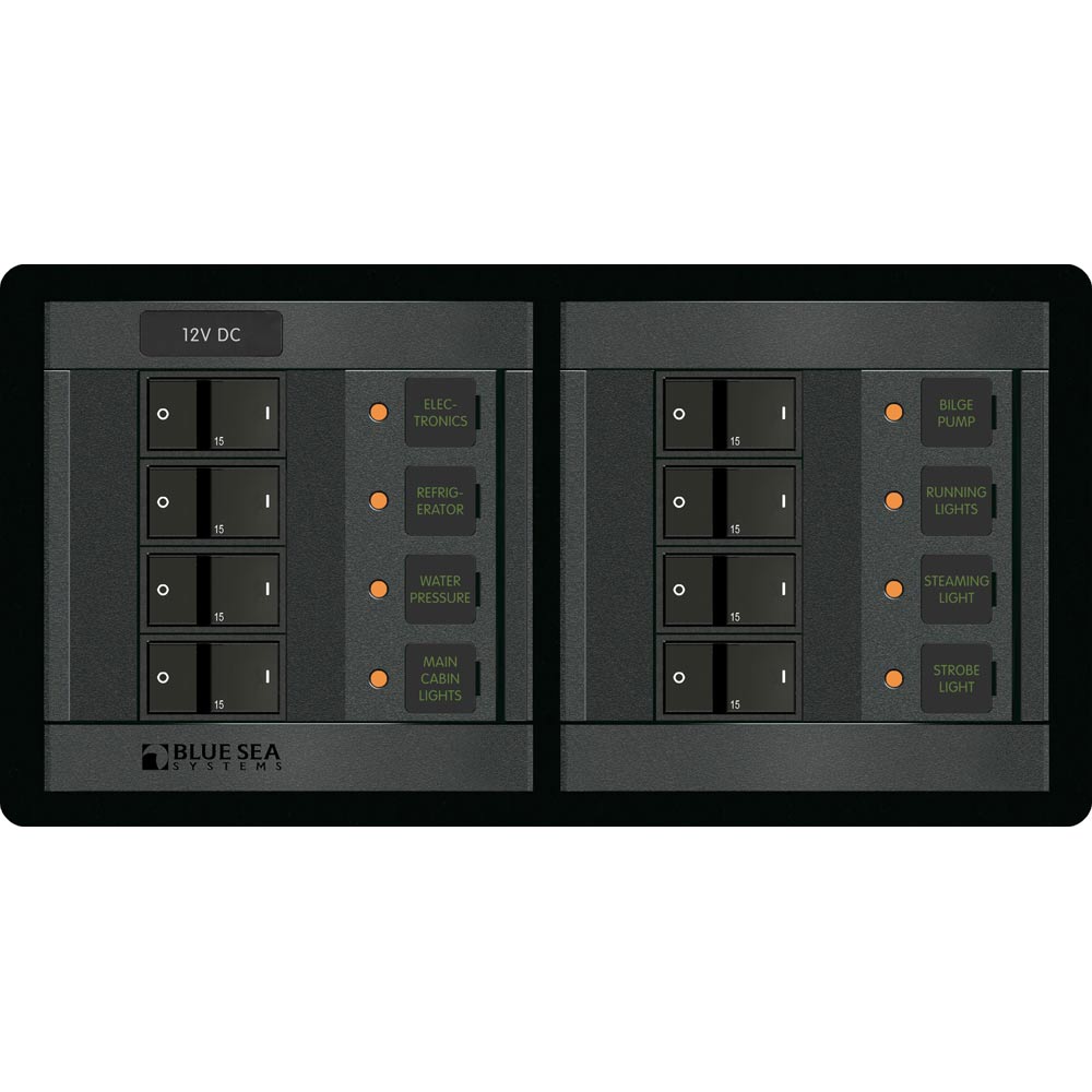 Blue Sea 1225 12V DC 8 Position - Horizontal OutdoorUp