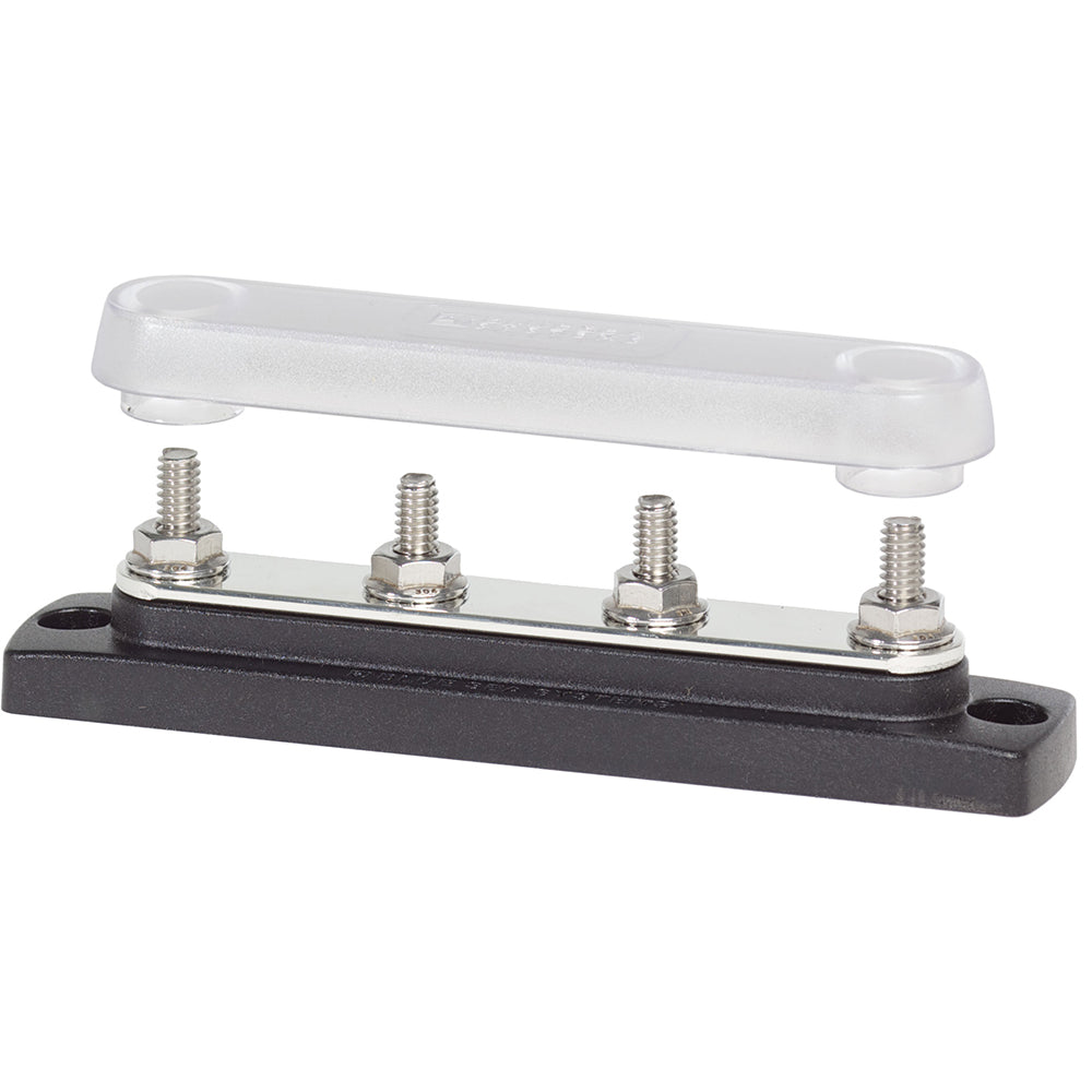 Blue Sea 2307 Common 150A BusBar - (4) 1/4"-20 Studs w/Cover OutdoorUp