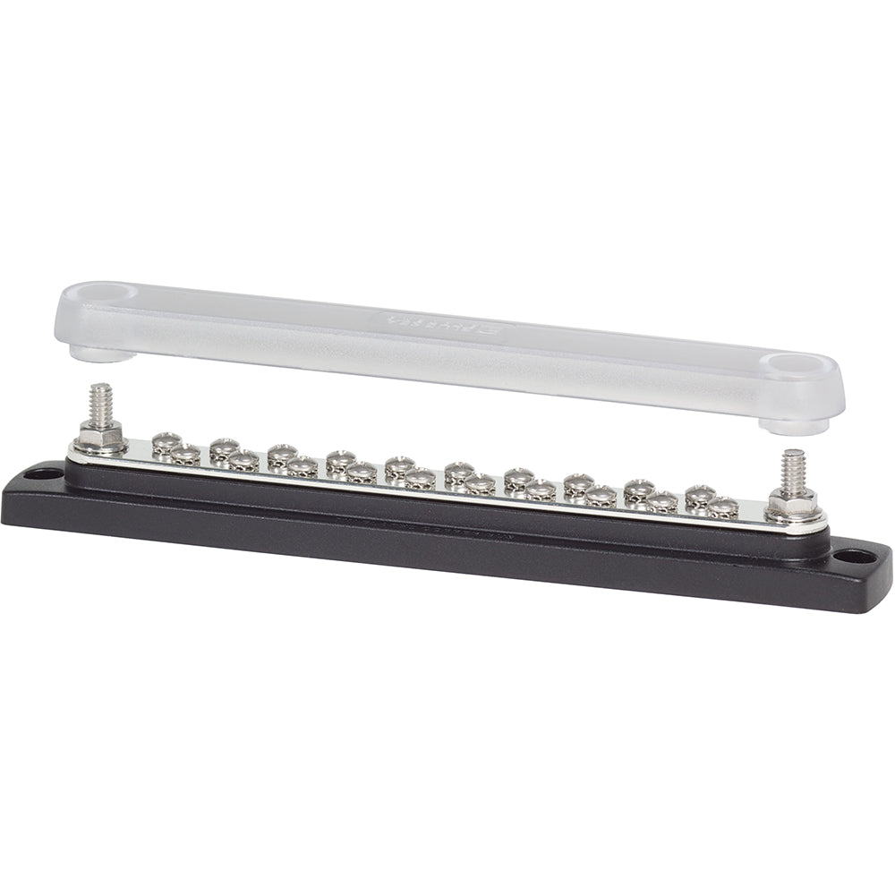 Blue Sea 2312, 150 Ampere Common Busbar 20 x 8-32 Screw Terminal with Cover OutdoorUp