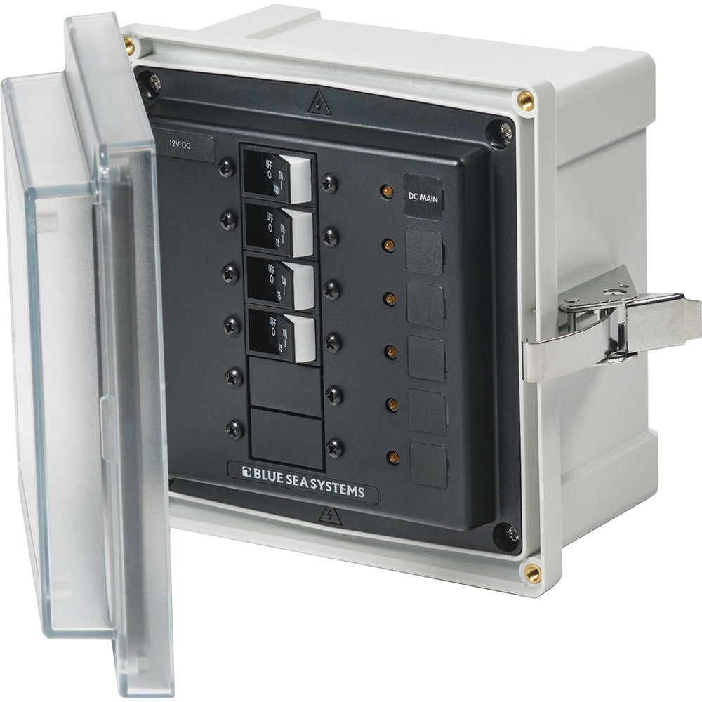 Blue Sea 3135 - SMS Panel Enclosure w/UL Main  3 Branch (12/24V) - 12/24V DC OutdoorUp