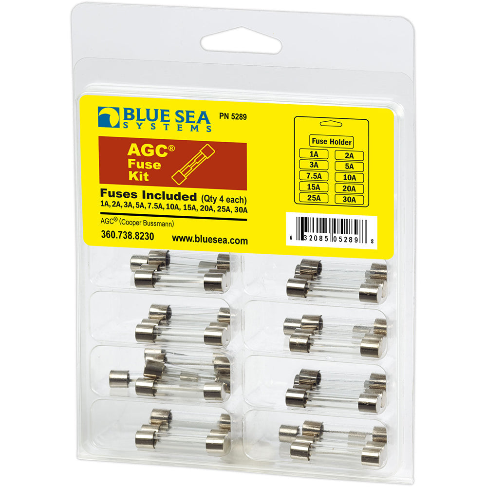 Blue Sea 5289 AGC Fuse Kit - 41-Piece OutdoorUp