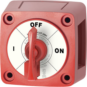 Blue Sea 6004 Single Circuit ON-OFF w/Locking Key - Red OutdoorUp