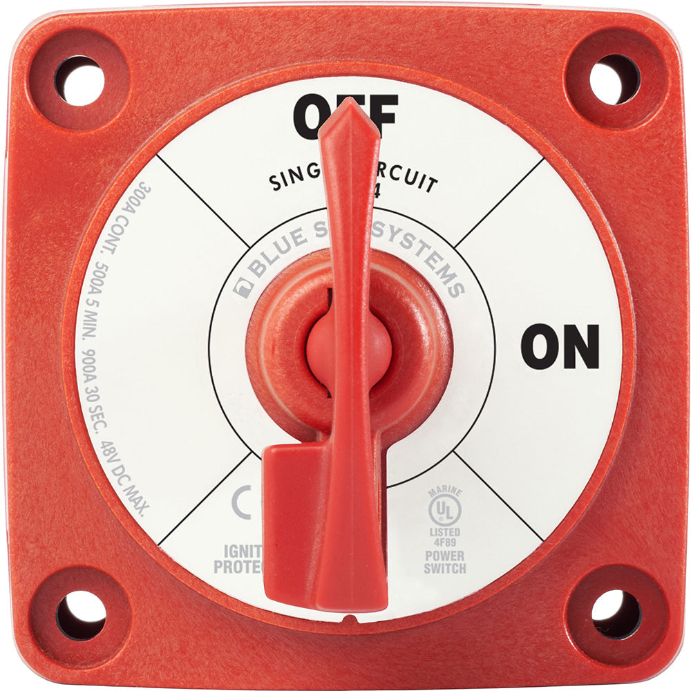 Blue Sea 6004 Single Circuit ON-OFF w/Locking Key - Red OutdoorUp