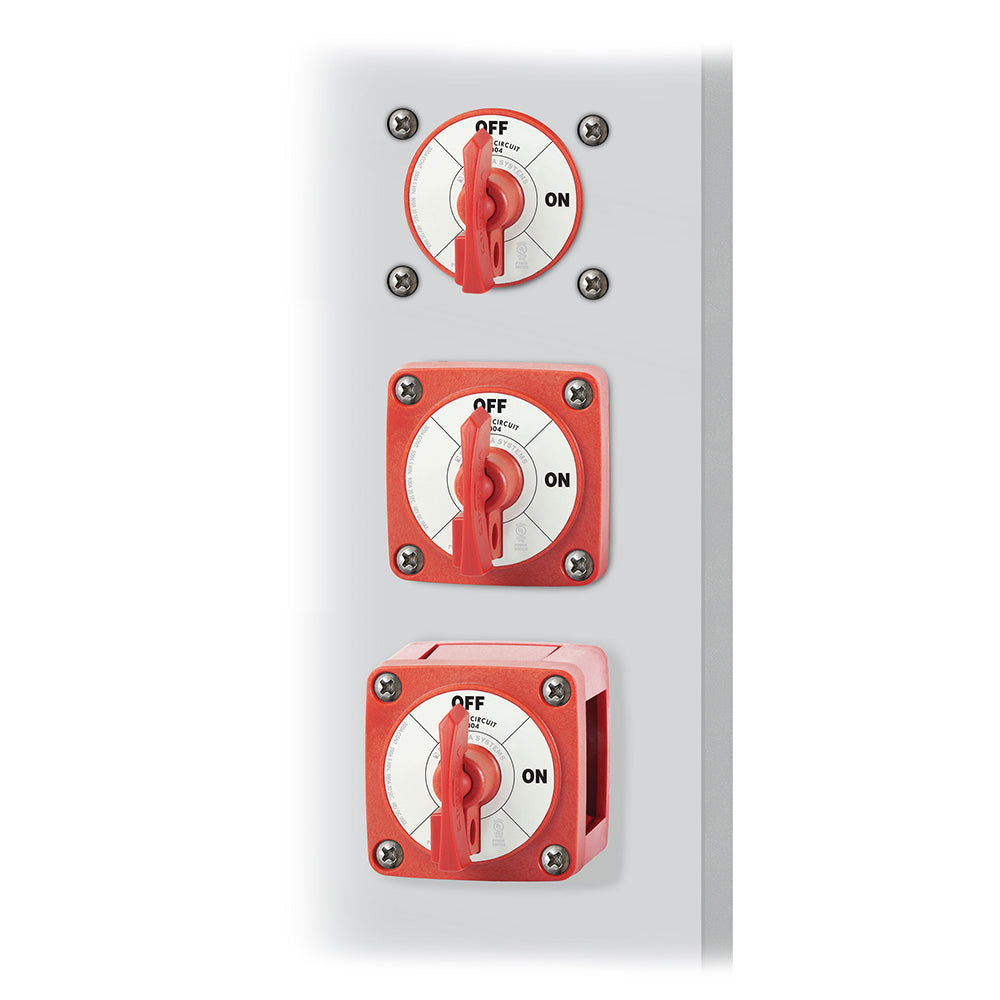 Blue Sea 6004 Single Circuit ON-OFF w/Locking Key - Red OutdoorUp